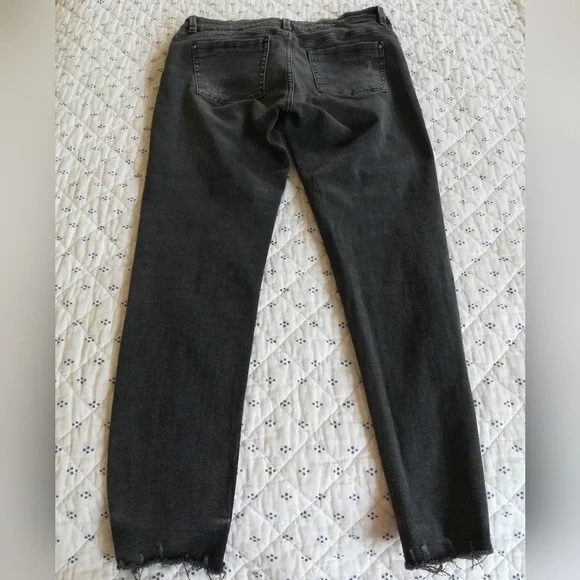 Zara Size 8 Skinny Leg Cut Gray Jeggings - Picture 11 of 12